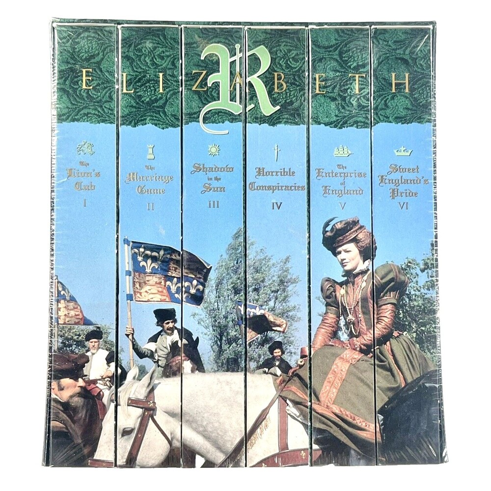 Elizabeth R Masterpiece Theatre 1995 VHS 6 Box Tape Set BBC New Factory Sealed